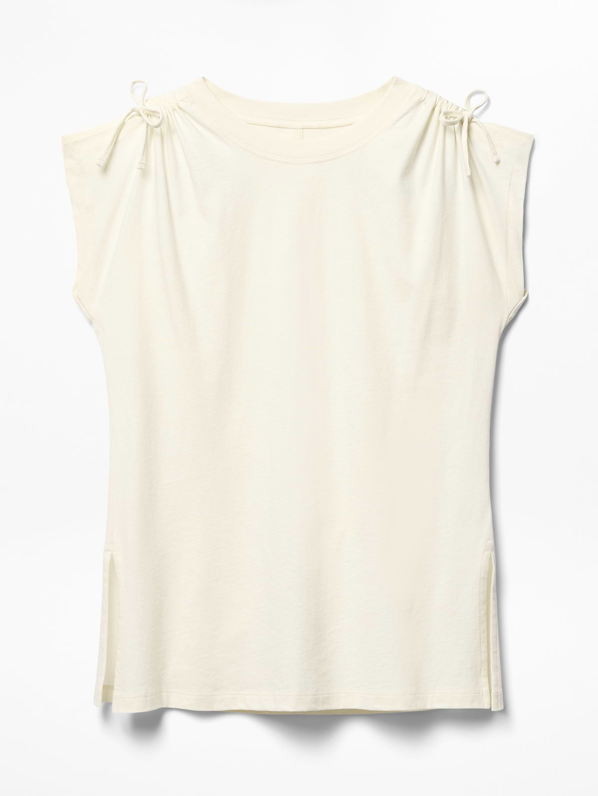 Favorite Cotton Cinched Tee - Pearl