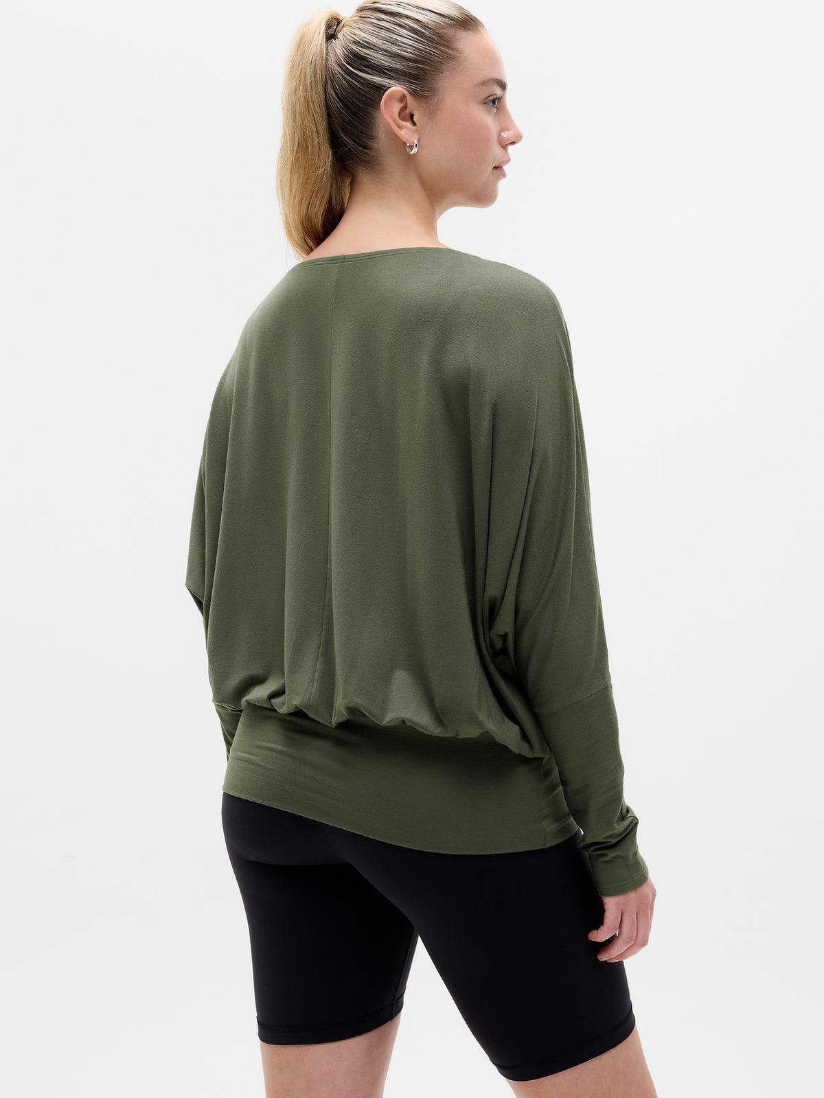Dream Drape Long Sleeve Top - Jungle
