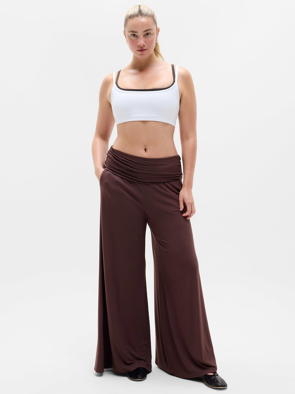 Dream Drape Mid Rise Pant - Nocturnal