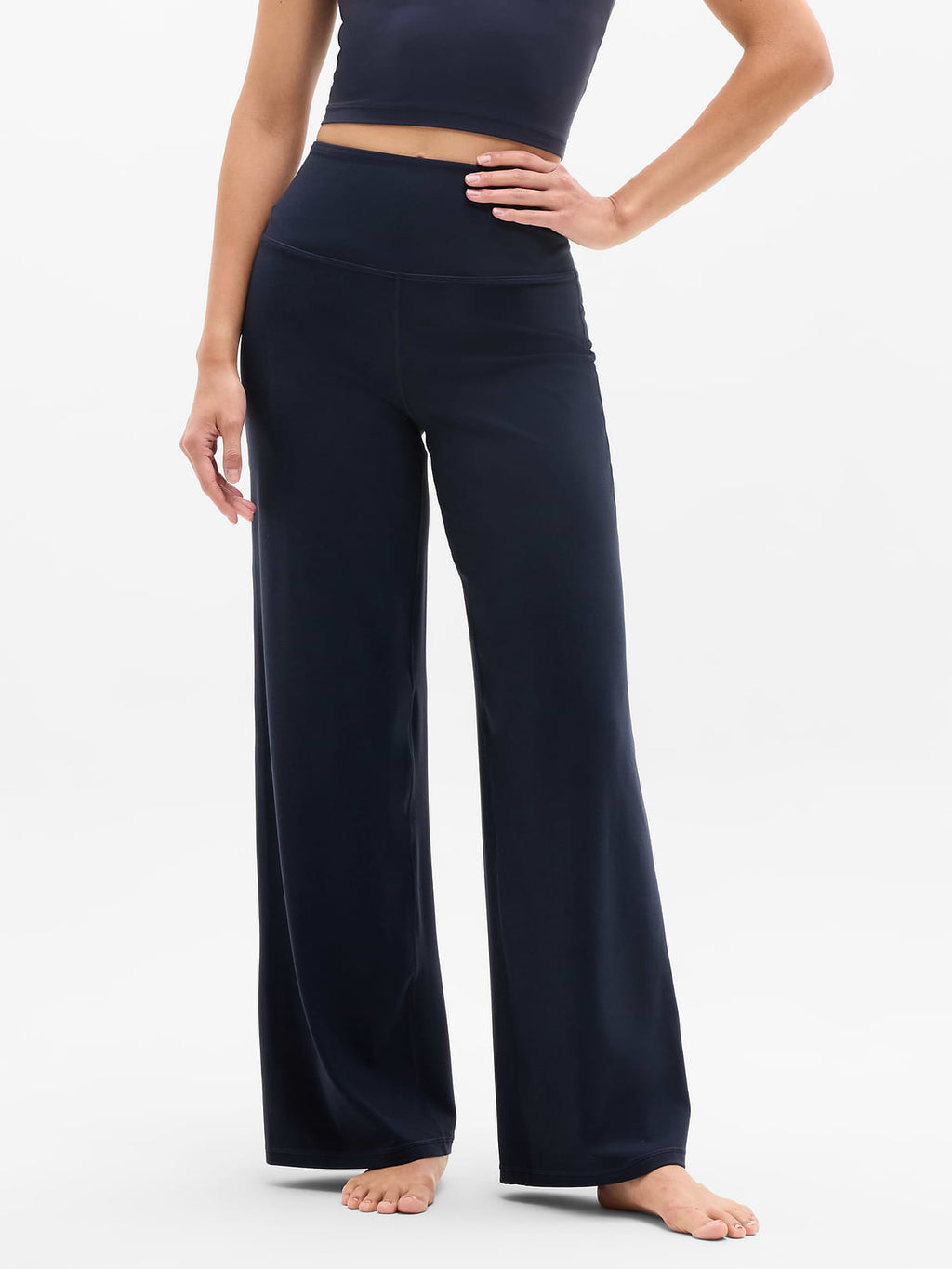 Elation Ultra High Rise Wide Leg Pant - Navy