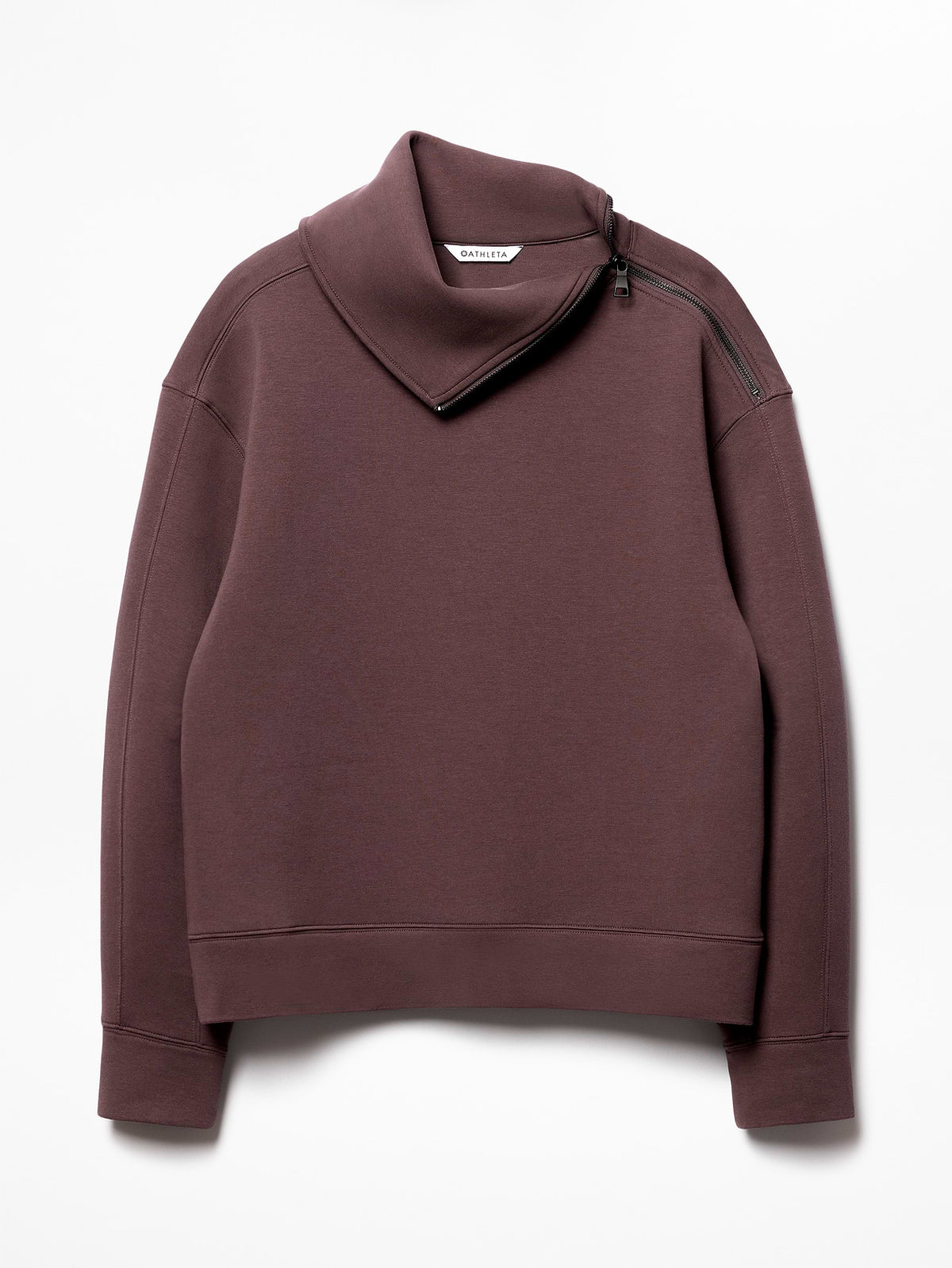 Form Knit Shawl Collar Sweatshirt - Nocturnal