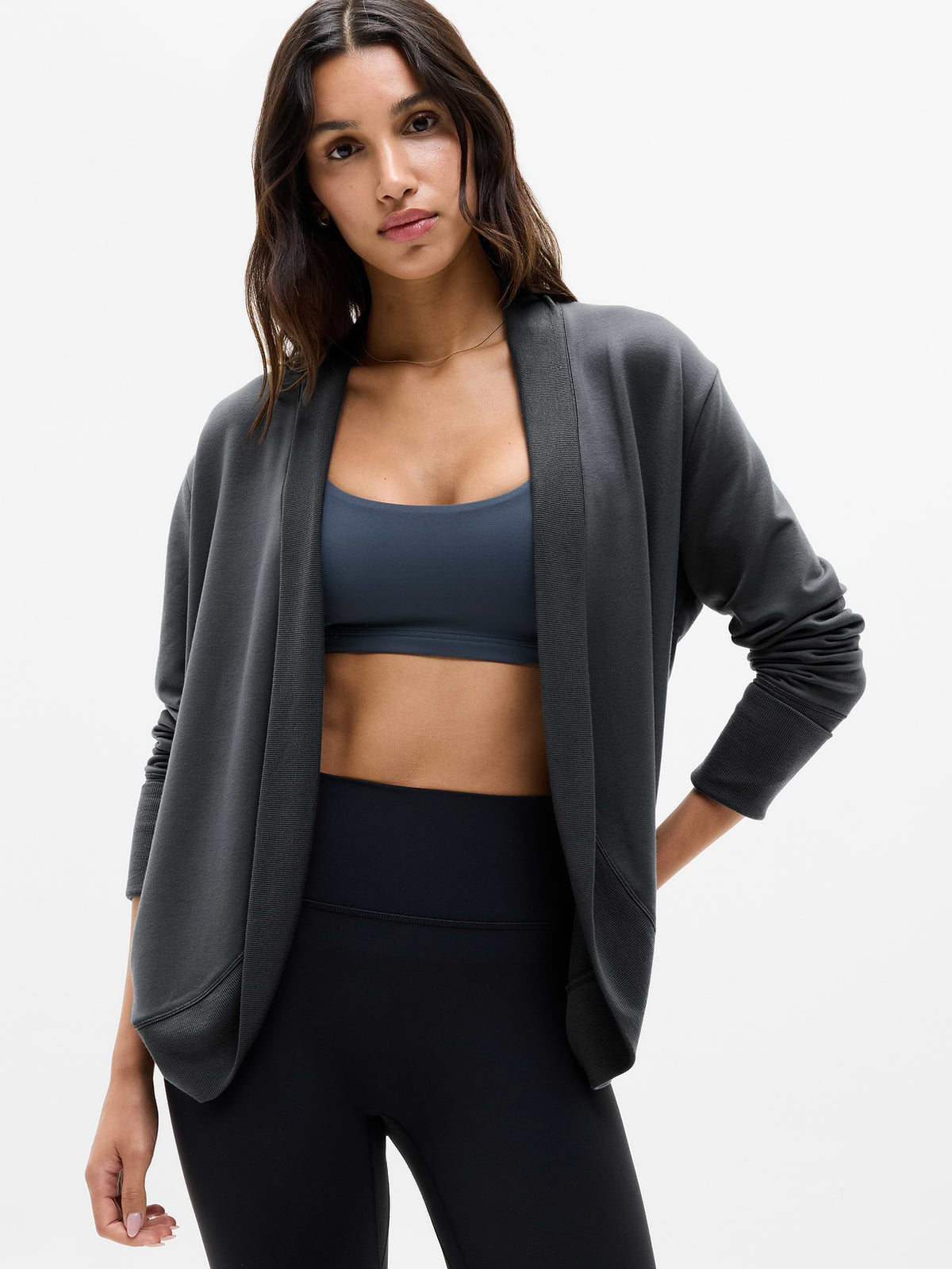 Coaster Luxe Open Cardigan - Ash