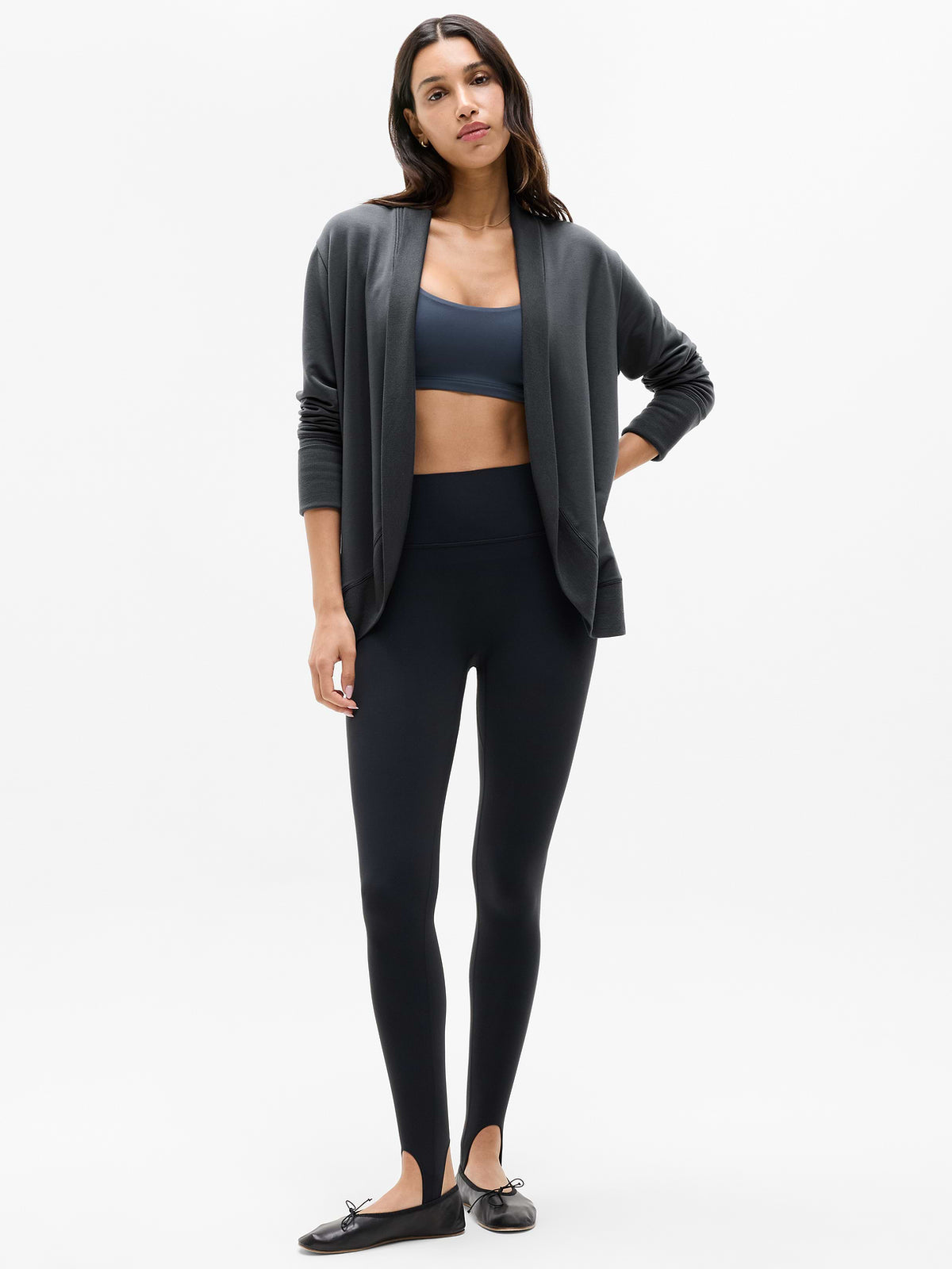 Coaster Luxe Open Cardigan - Ash