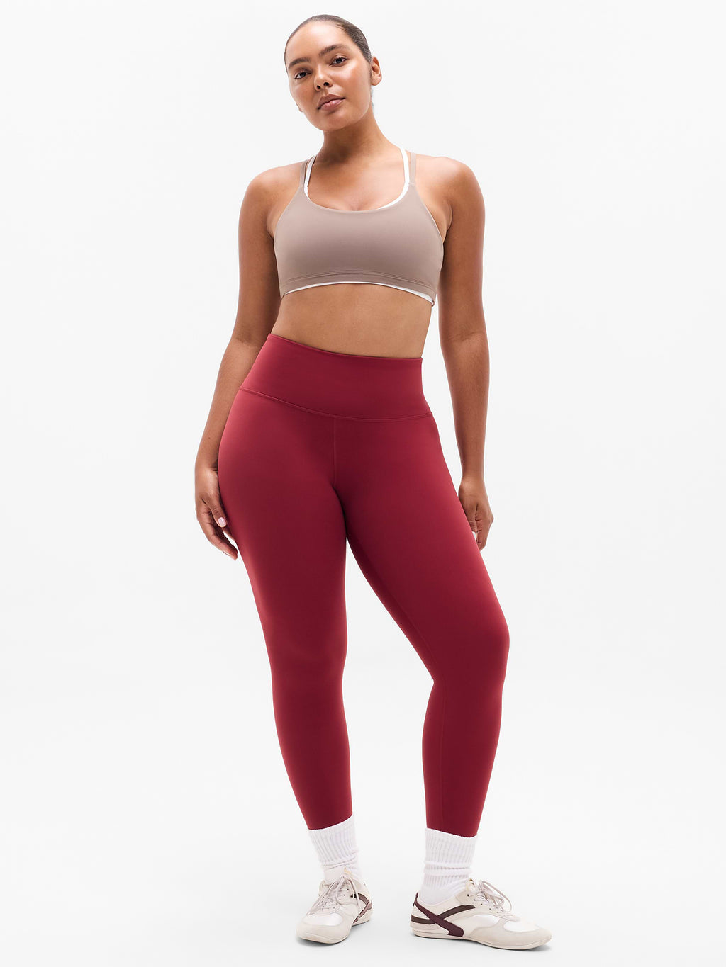 Elation Ultra High Rise Legging - Decadent Red
