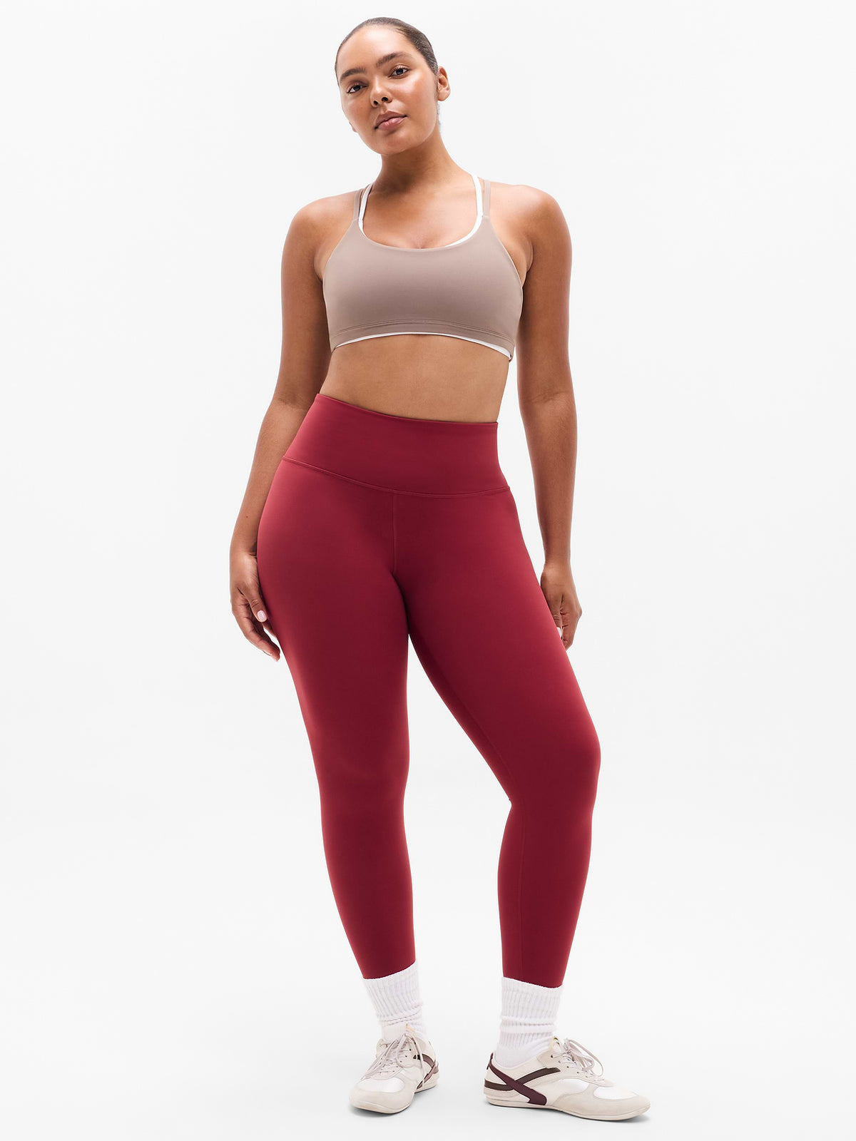 Elation Ultra High Rise Legging - Decadent Red