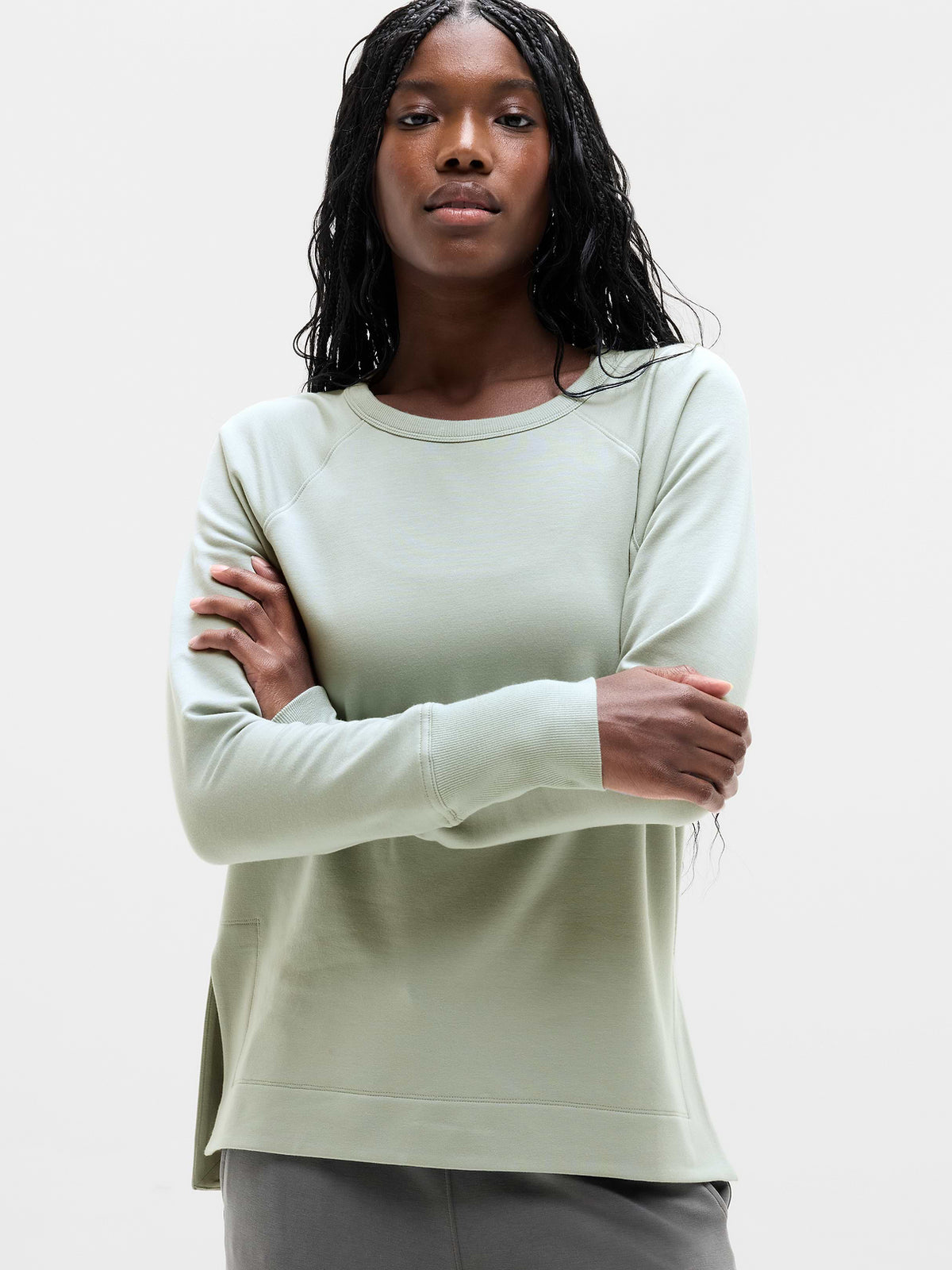 Coaster Luxe V-Neck Sweatshirt - Vera