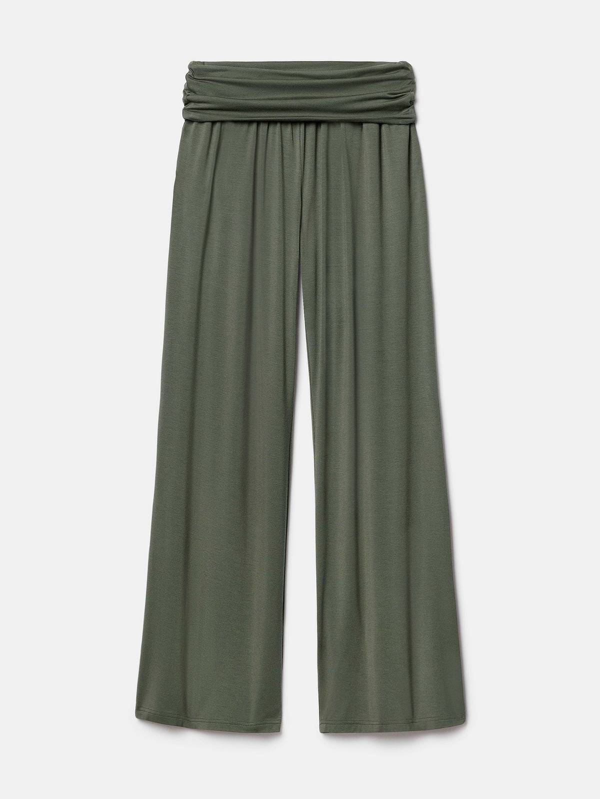 Dream Drape Mid Rise Pant - Jungle