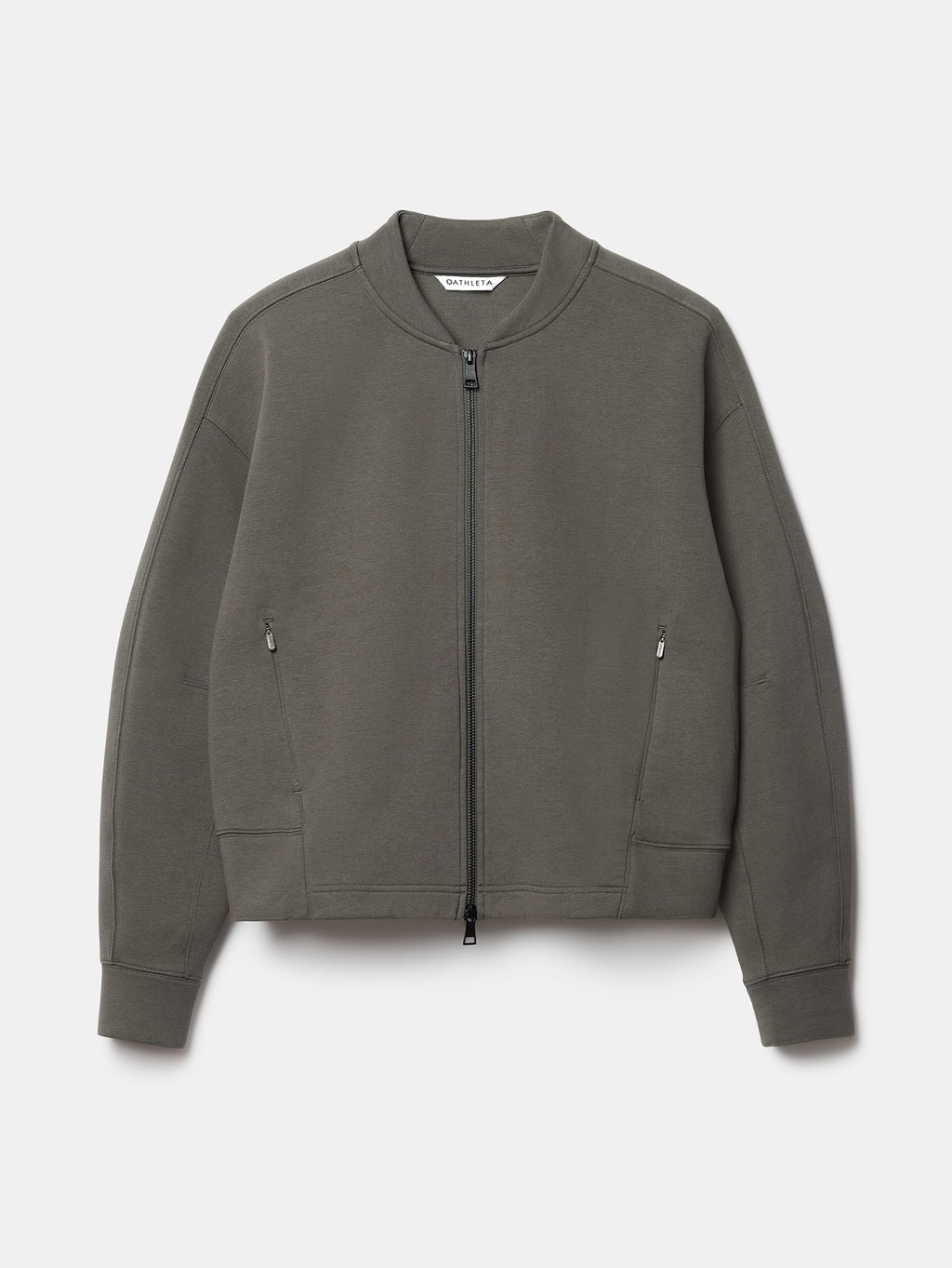Form Knit Bomber Sweatshirt - Jungle