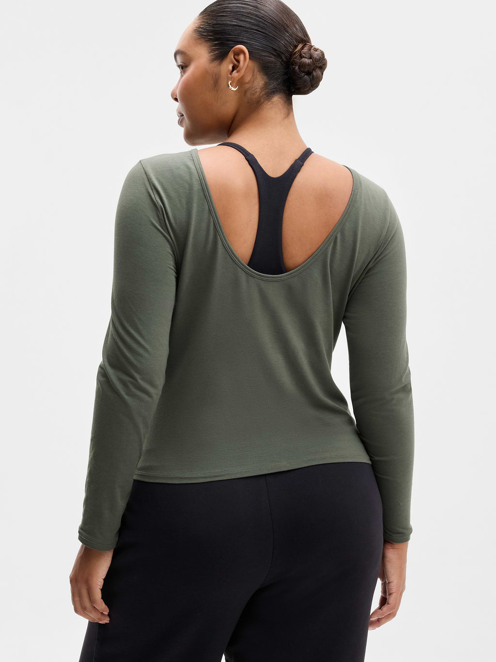 Foundation Scoop Back Top - Jungle