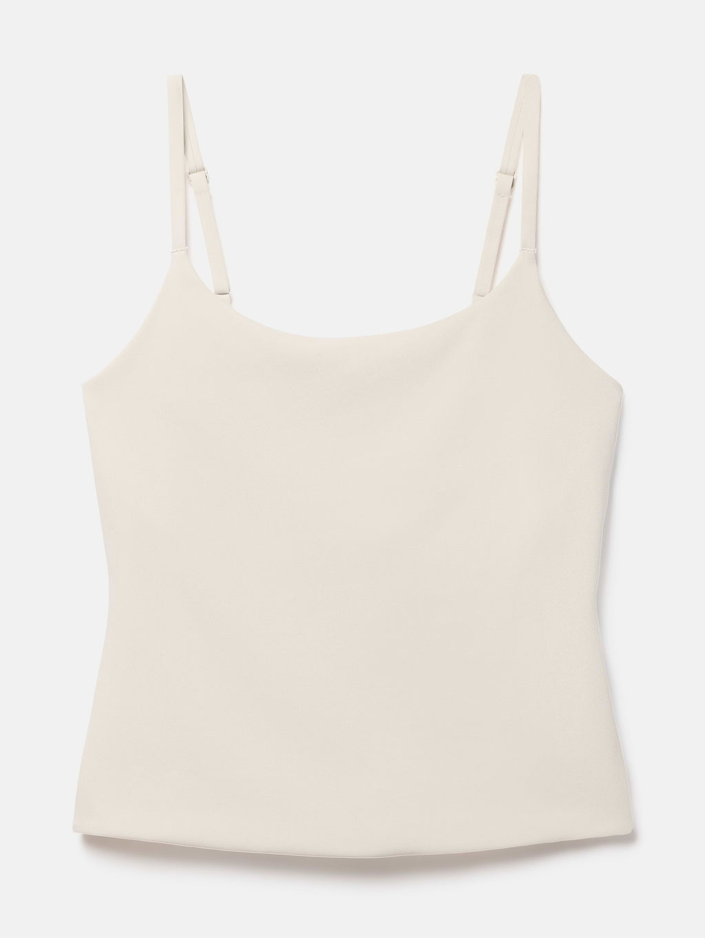 BodyMove Cami Built In Bra Tank - Bone