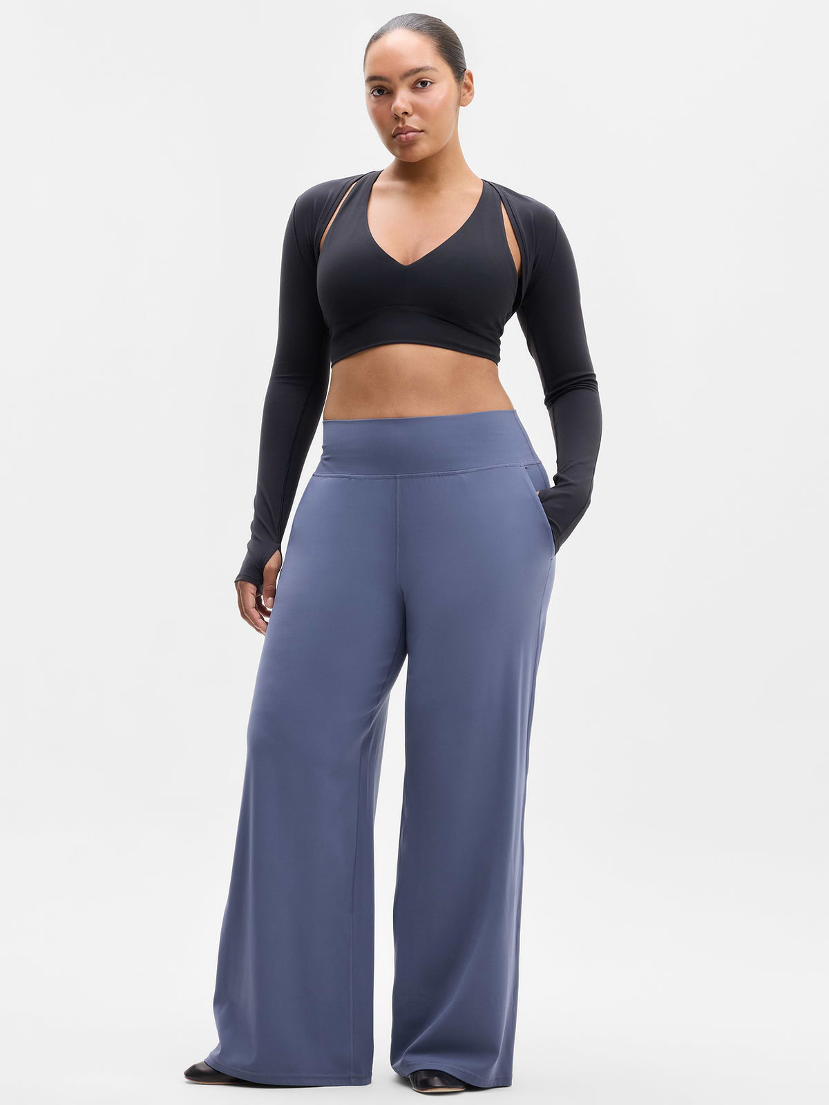 Salutation Stash Wide Leg - Sail
