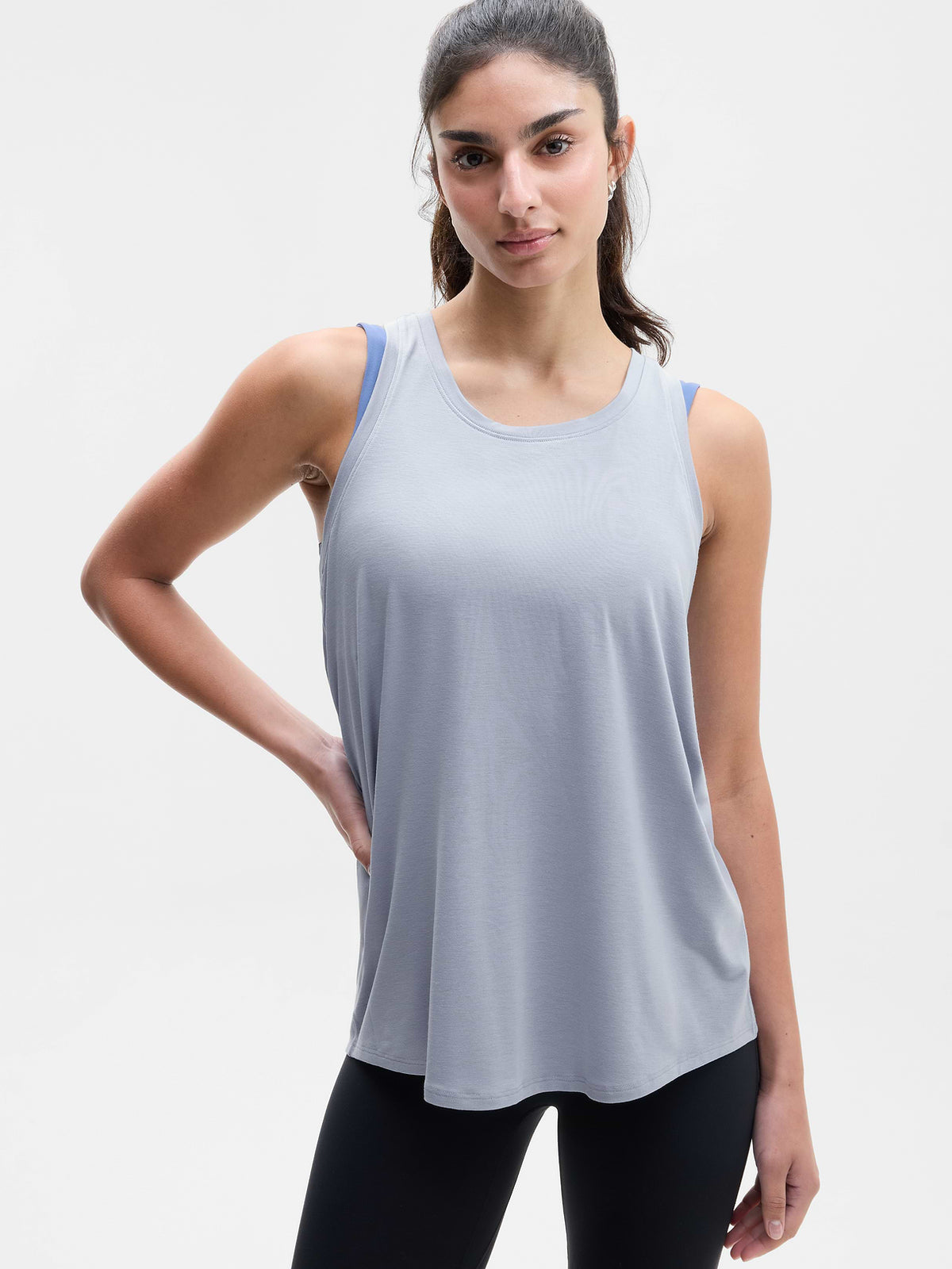 Move With Ease Tank - Blue Star