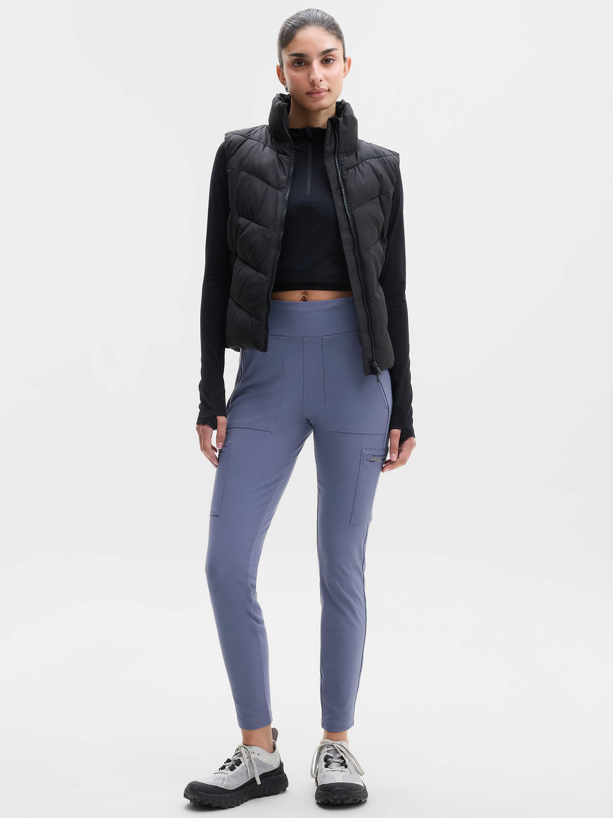 Headlands Hybrid High Rise Cargo Legging - Sail
