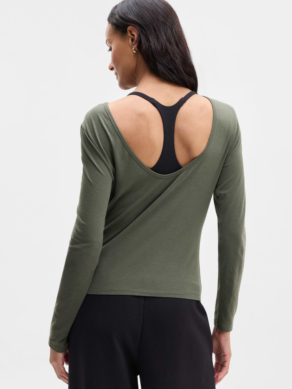 Foundation Scoop Back Top - Jungle