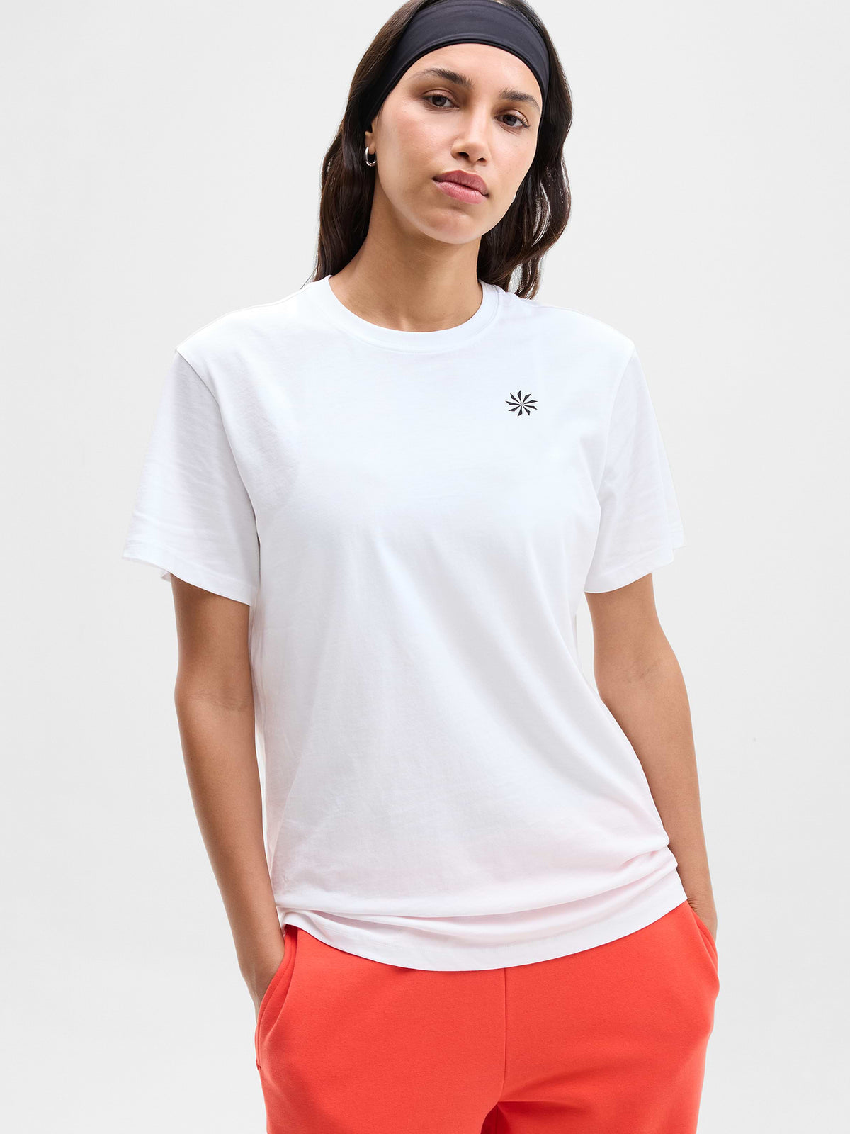 Favorite Cotton Relaxed Graphic Tee - Jersey White
