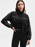 On The Move Track Jacket - Black/White