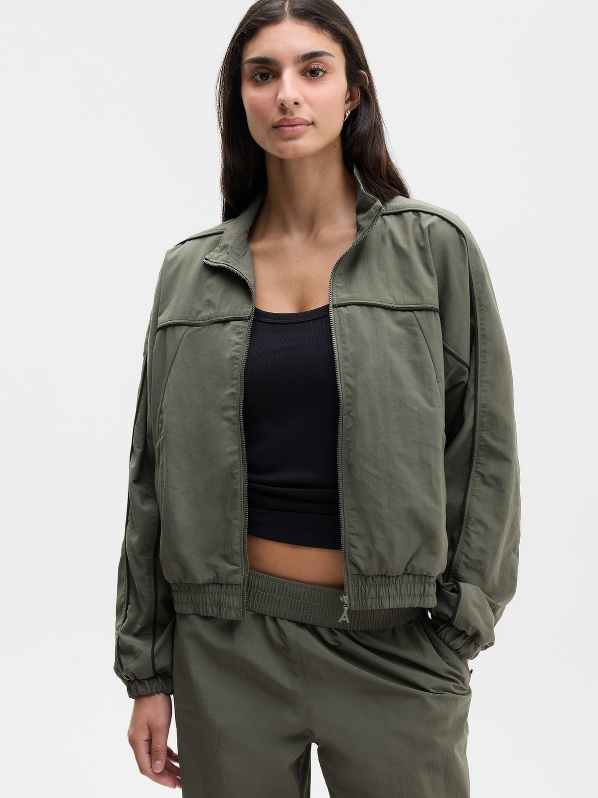 On The Move Track Jacket - Jungle/Black