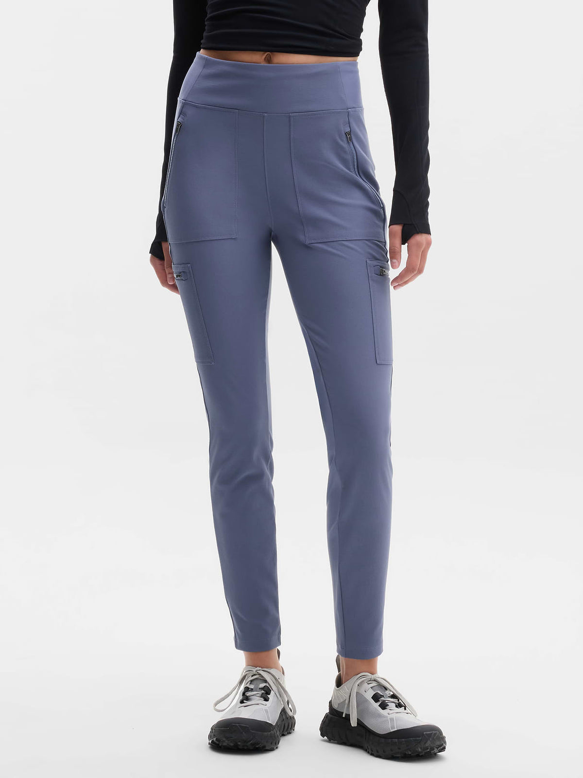 Headlands Hybrid High Rise Cargo Legging - Sail