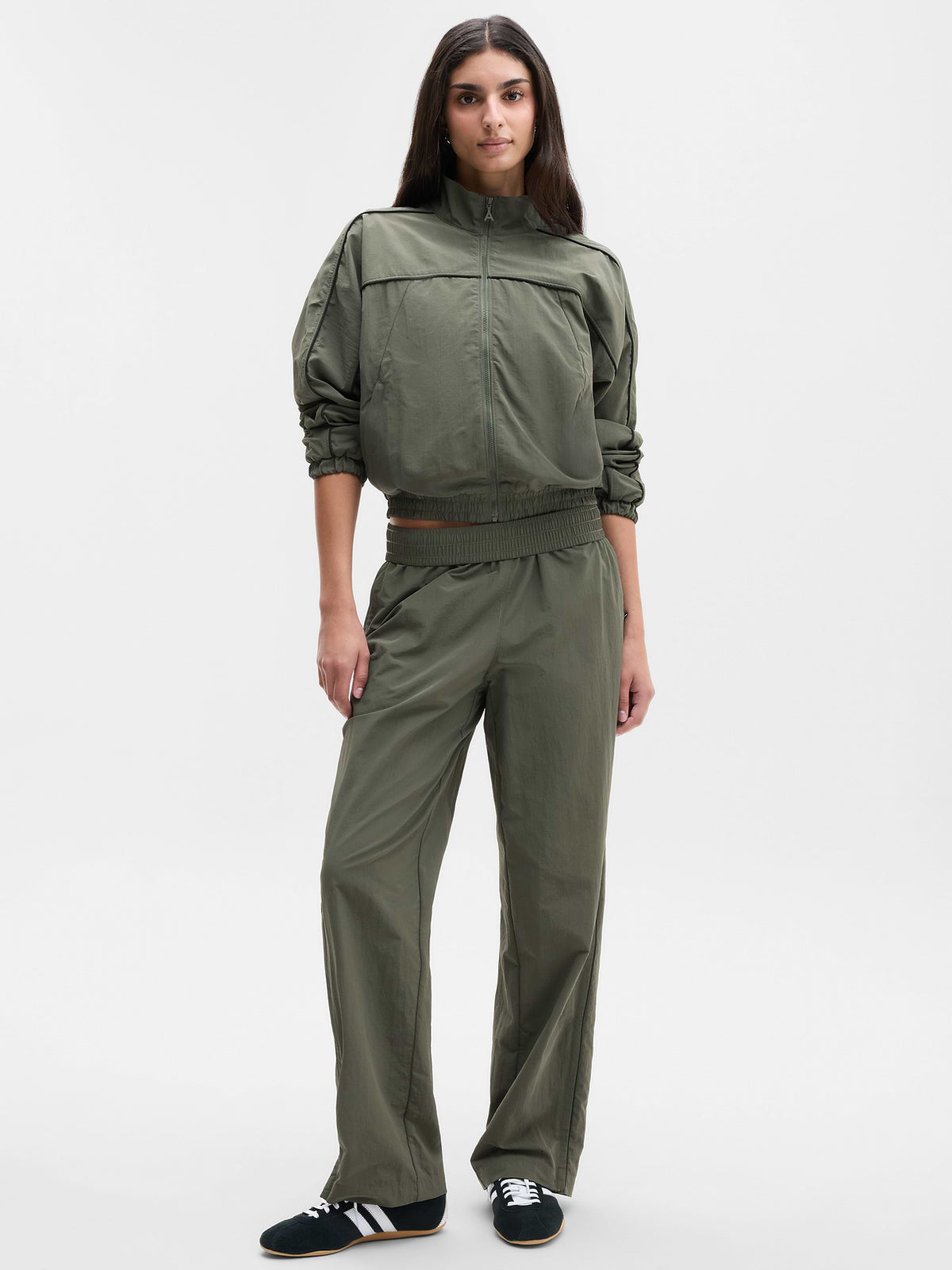 On The Move Track Jacket - Jungle/Black