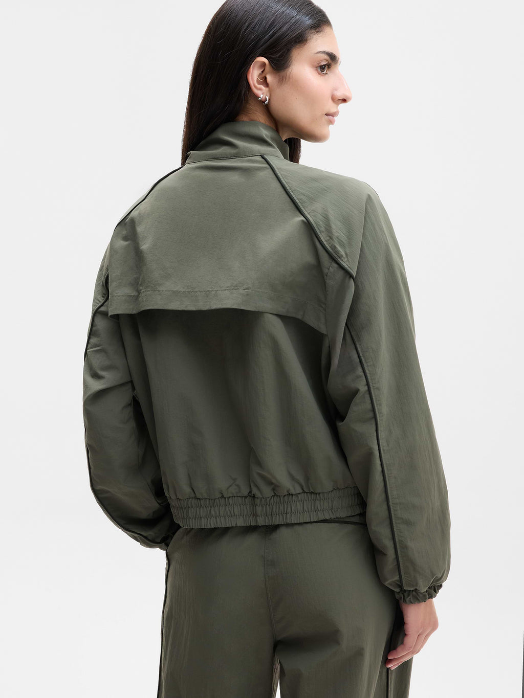 On The Move Track Jacket - Jungle/Black