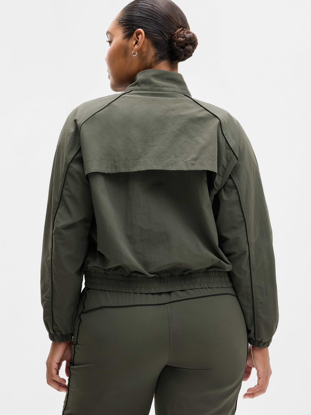 On The Move Track Jacket - Jungle/Black