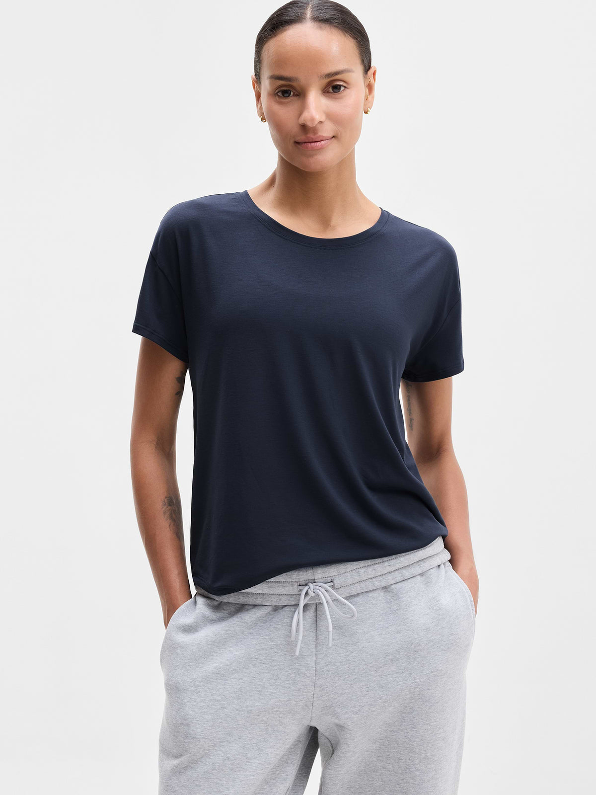 Move With Ease Tee - Eclipse