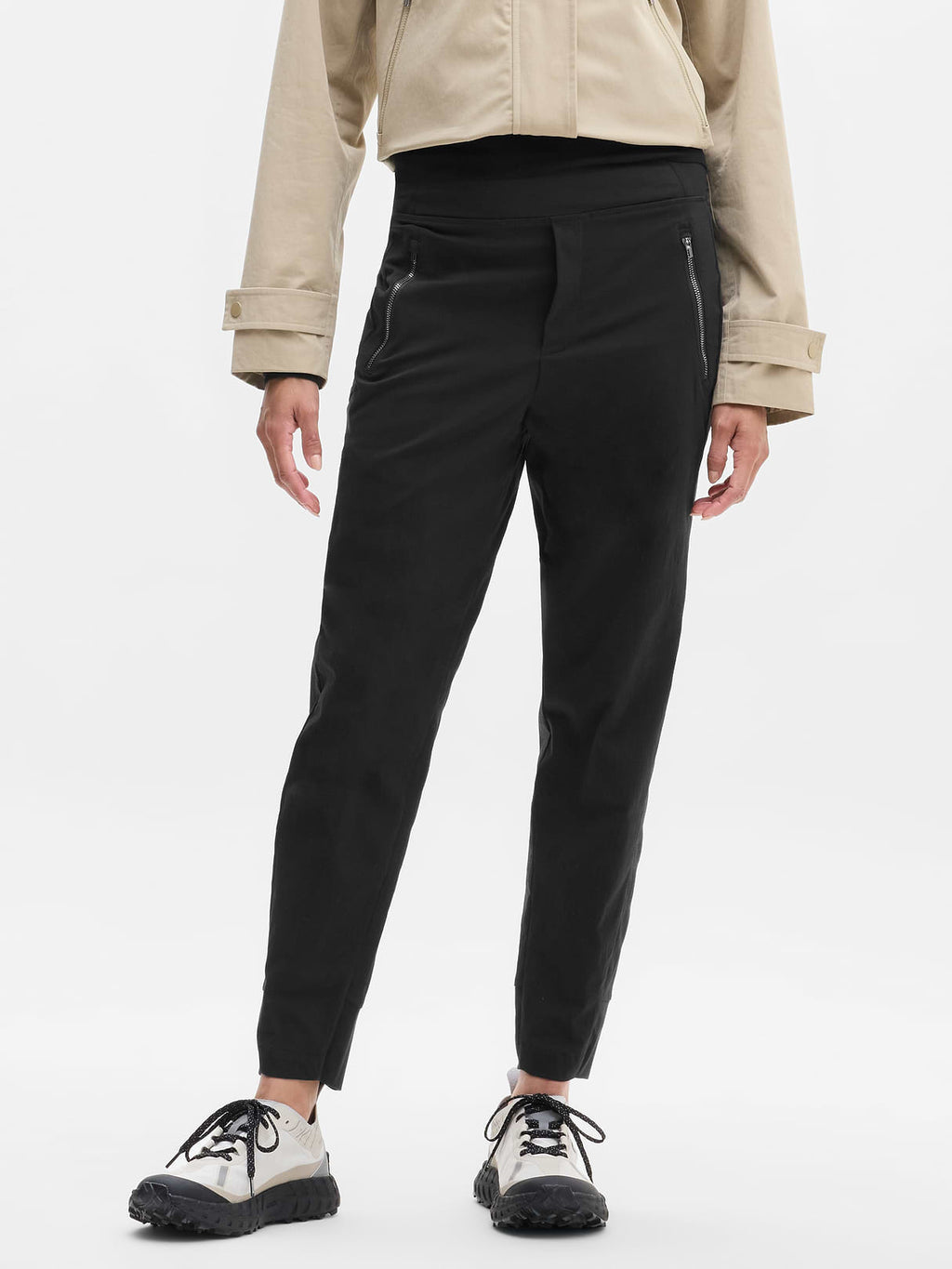 Trekkie North High Rise Jogger - Black