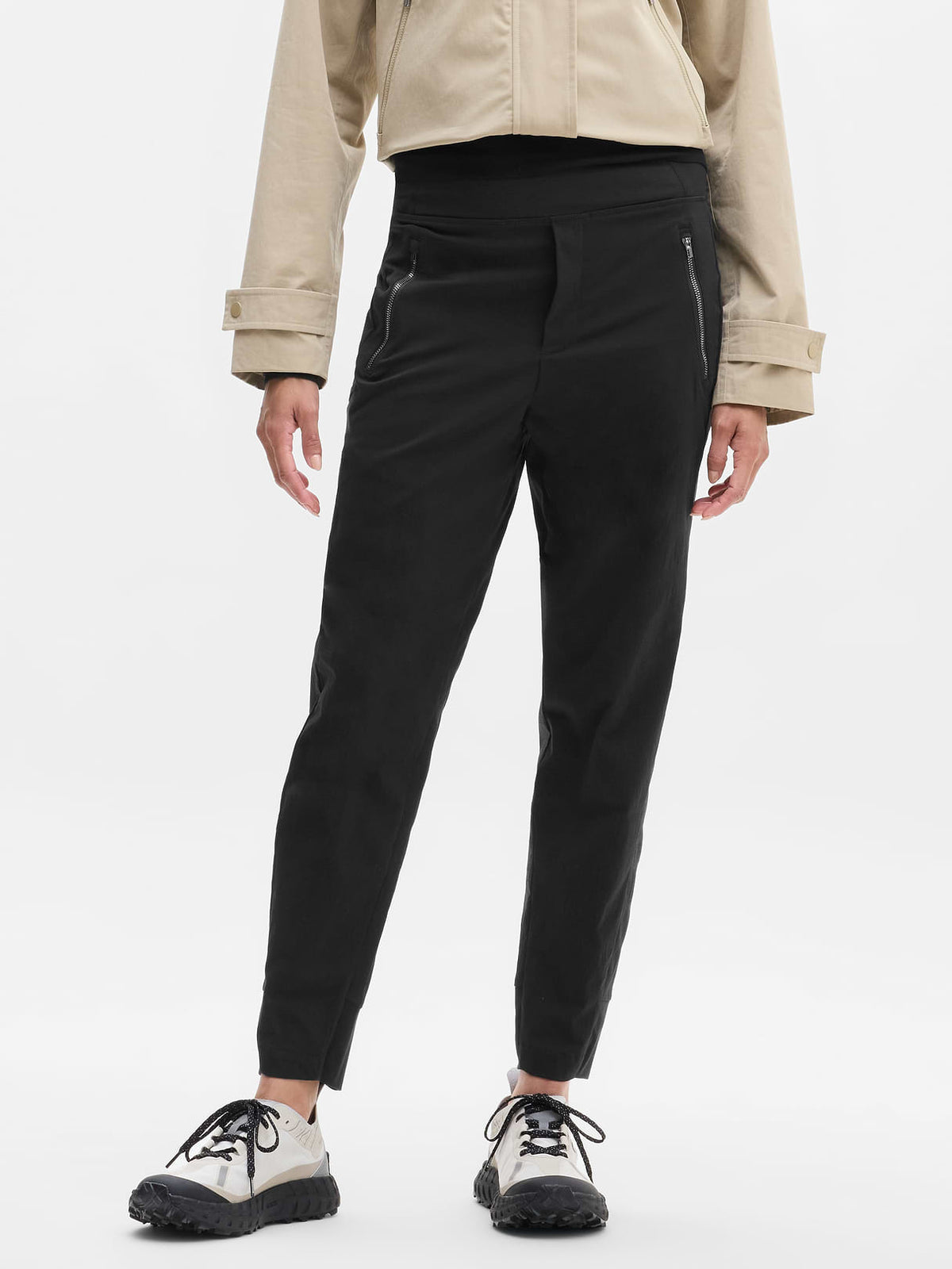 Trekkie North High Rise Jogger - Black