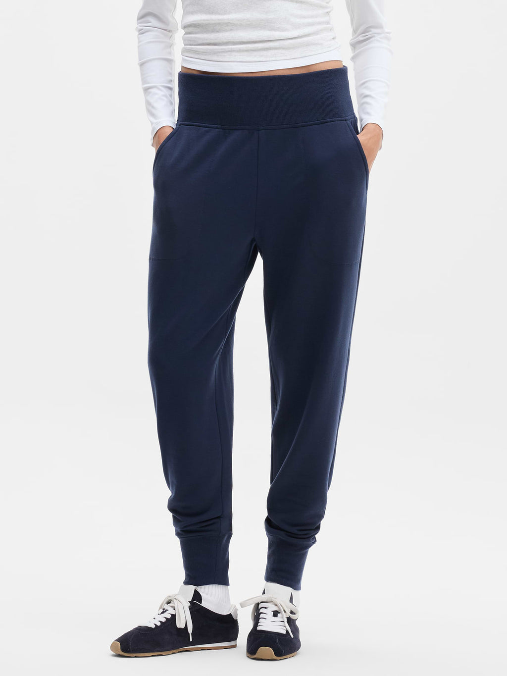 Coaster Luxe Straight Leg Pant - Navy