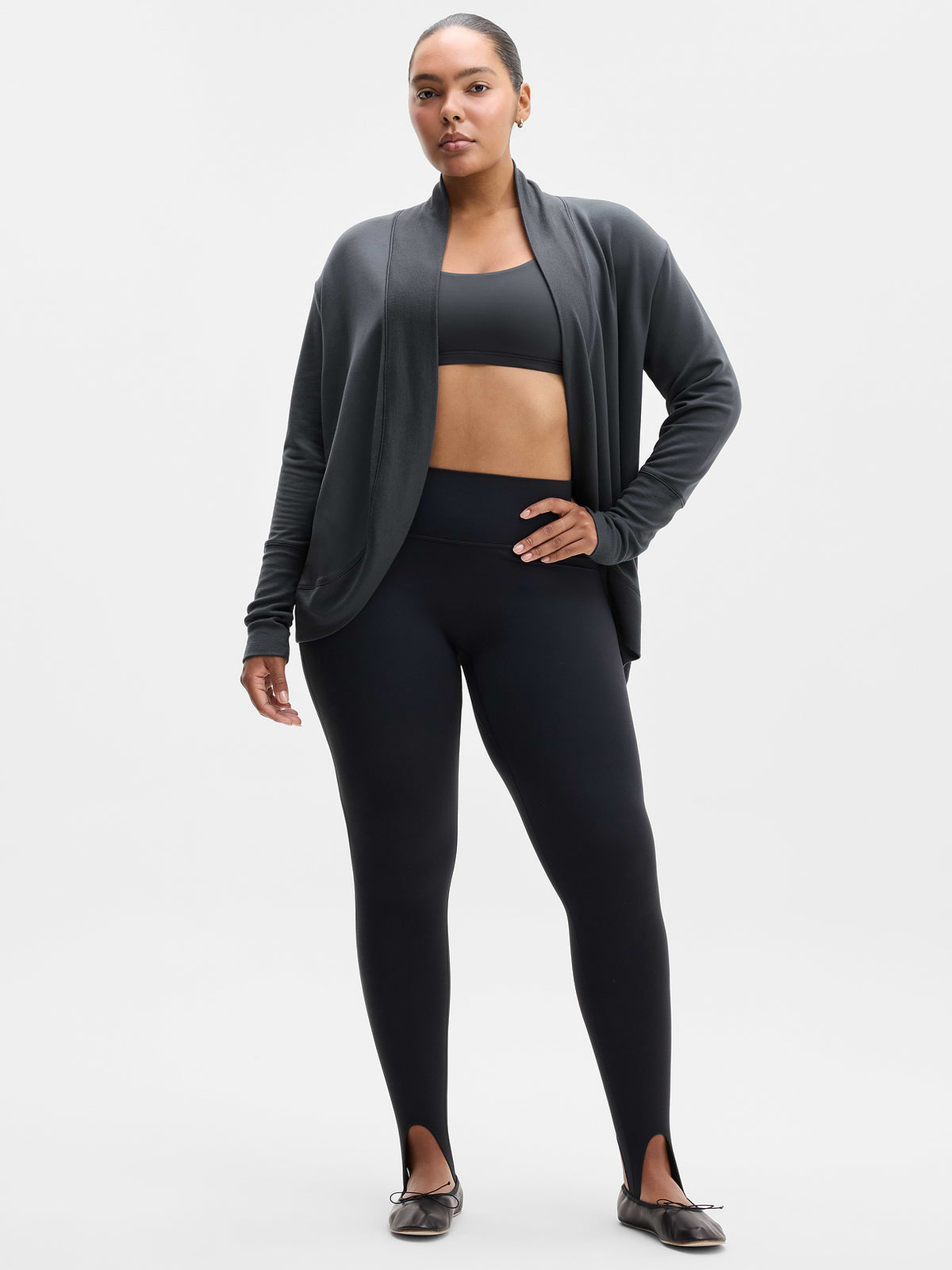 Coaster Luxe Open Cardigan - Ash